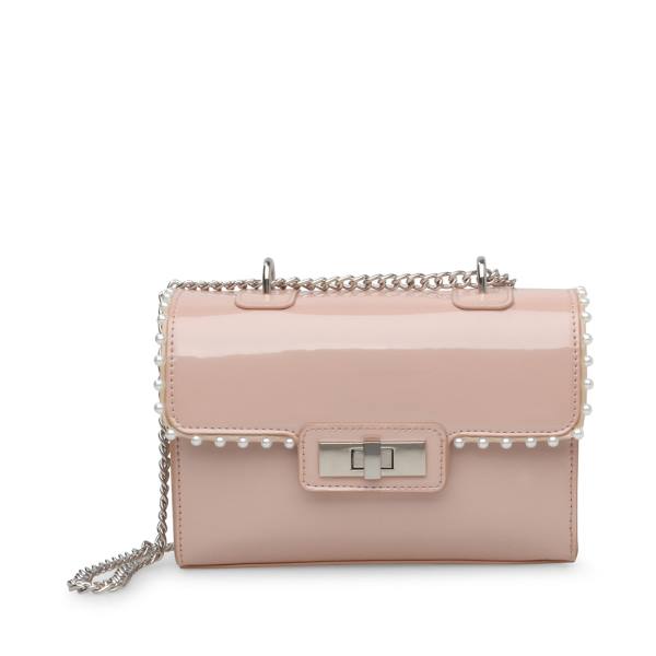 Steve Madden Bvyper Pearl Blush Lack Crossbody Väska Dam Rosa | SM-459PI