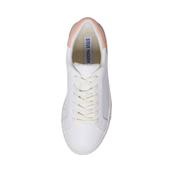 Steve Madden Calder Sand Sneakers Dam Vita Bruna | SM-351OH