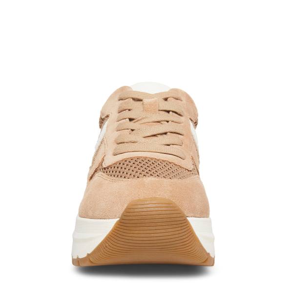 Steve Madden Carlton Sand Sneakers Dam Bruna | SM-392KS