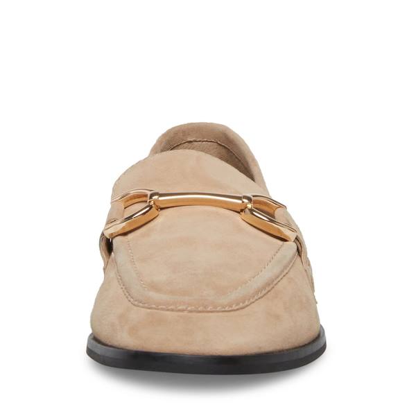 Steve Madden Carrine Tan Mocka Platta Skor Dam Bruna | SM-126SV