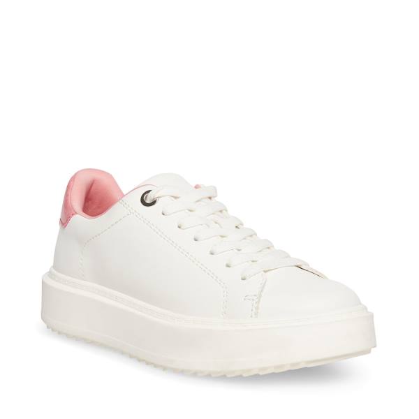 Steve Madden Catcher Sneakers Dam Rosa Vita | SM-810VW