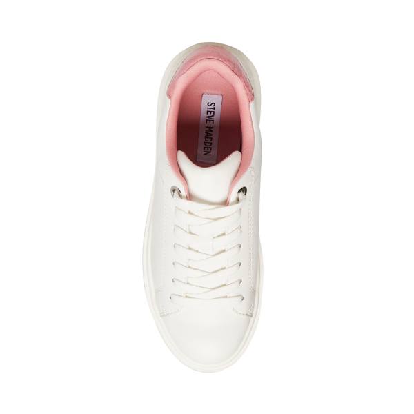 Steve Madden Catcher Sneakers Dam Rosa Vita | SM-810VW