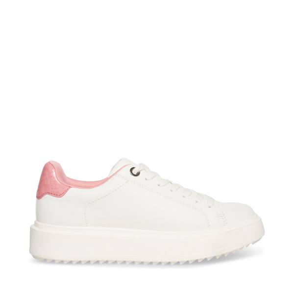 Steve Madden Catcher Sneakers Dam Rosa Vita | SM-810VW