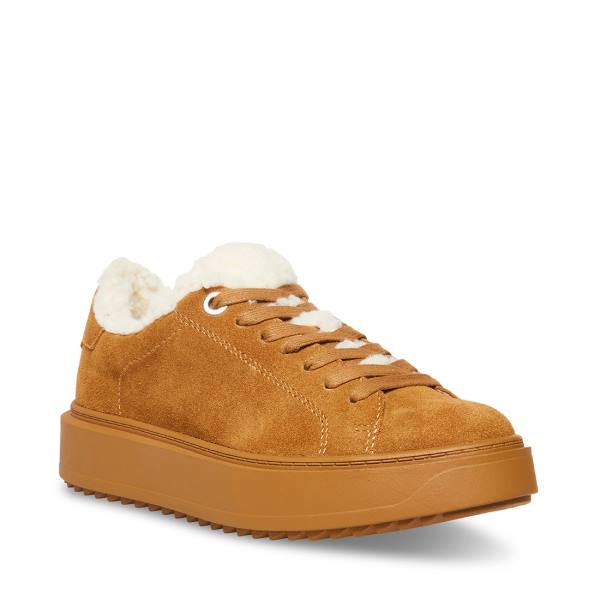 Steve Madden Catcher-f Chestnut Mocka Sneakers Dam Bruna | SM-537MF