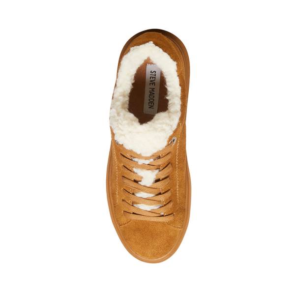 Steve Madden Catcher-f Chestnut Mocka Sneakers Dam Bruna | SM-537MF