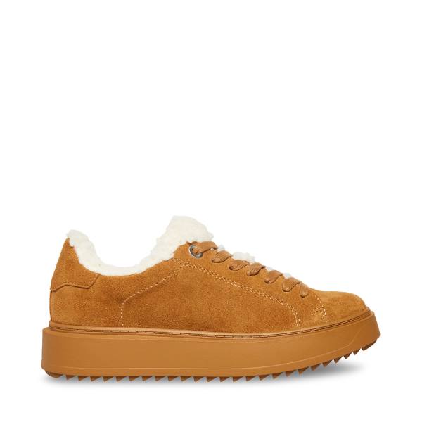 Steve Madden Catcher-f Chestnut Mocka Sneakers Dam Bruna | SM-537MF