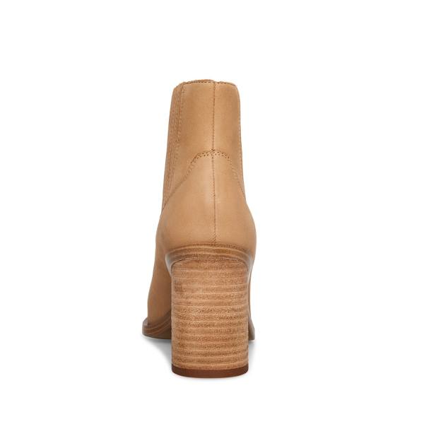 Steve Madden Catreena Tan Nubuck Kängor Dam Bruna | SM-679RN