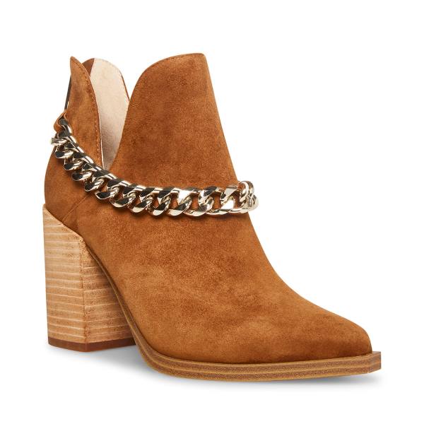 Steve Madden Cedar-c Chestnut Mocka Kängor Dam Bruna | SM-659BC