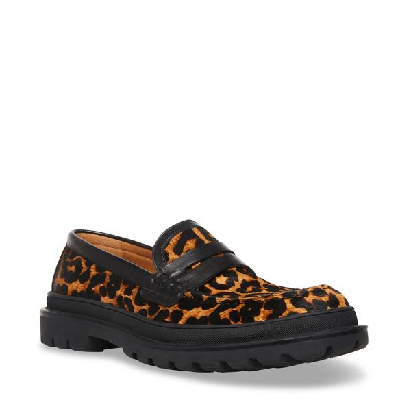 Steve Madden Charles Leopard Loafers Herr Leopard | SM-901JK