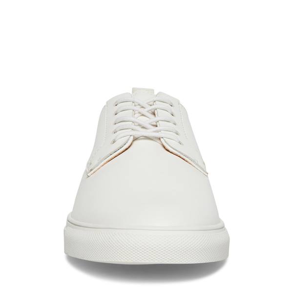 Steve Madden Coltt Läder Sneakers Herr Vita | SM-269XW