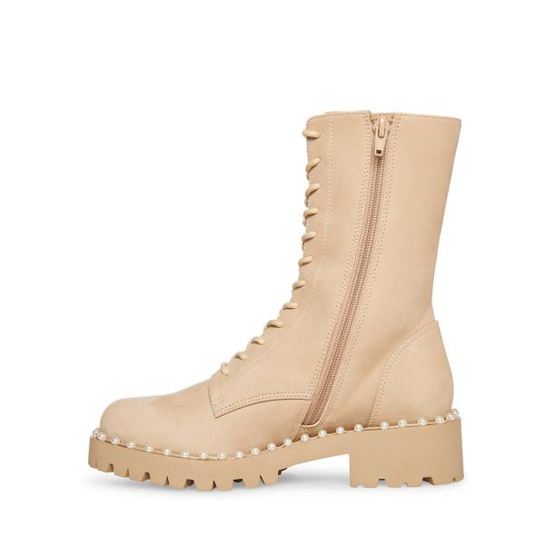 Steve Madden Conrad Bone Nubuck Kängor Dam Beige | SM-594MF