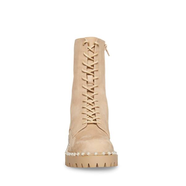 Steve Madden Conrad Bone Nubuck Kängor Dam Beige | SM-594MF