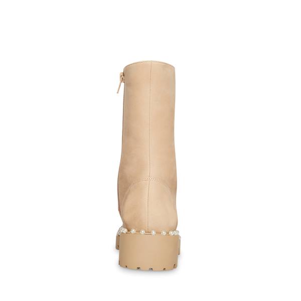 Steve Madden Conrad Bone Nubuck Kängor Dam Beige | SM-594MF