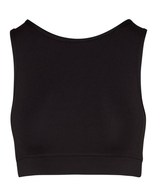 Steve Madden Cropped Active Tank Blast Dam Svarta | SM-350EC