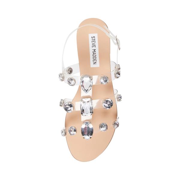 Steve Madden Dallace Sandaler Dam Clear | SM-823PX