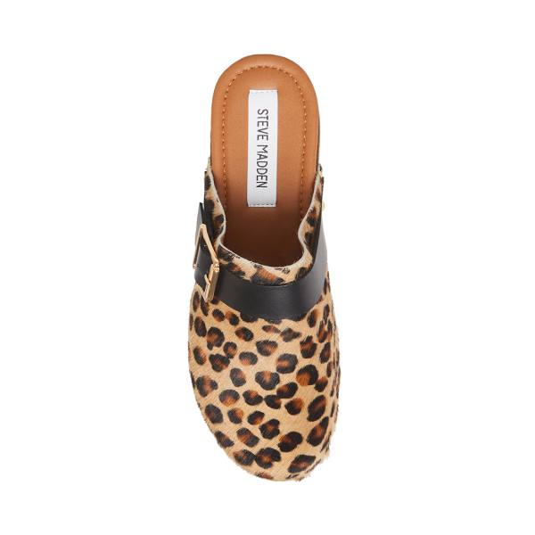 Steve Madden Dana-p Leopard Heel Högklackade Skor Dam Leopard | SM-297EZ