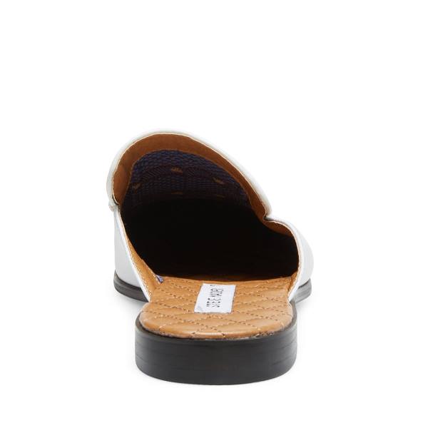 Steve Madden Dazling Läder Finskor Herr Vita | SM-956OD