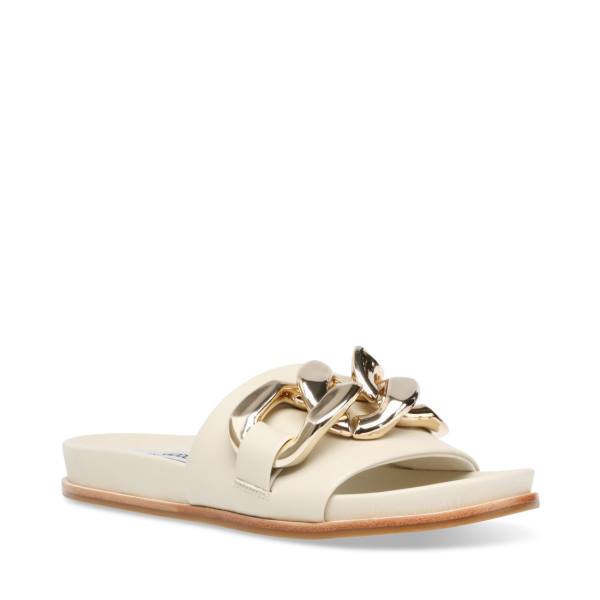 Steve Madden Delay Bone Sandaler Dam Beige | SM-630CS