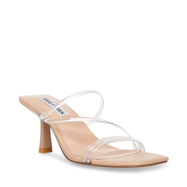 Steve Madden Demi Heel Högklackade Skor Dam Clear | SM-062YW