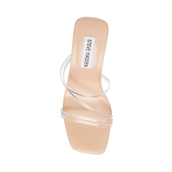 Steve Madden Demi Heel Högklackade Skor Dam Clear | SM-062YW