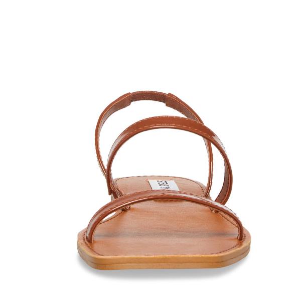 Steve Madden Direct Cognac Lack Sandaler Dam Bruna | SM-406BR