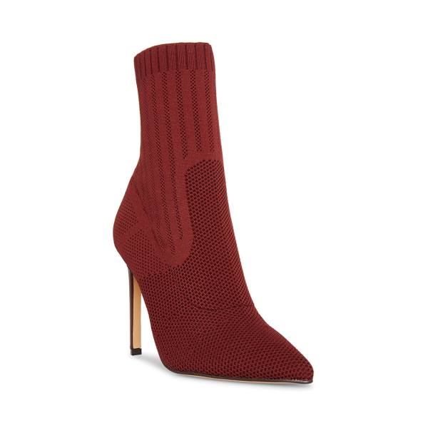 Steve Madden Discreet Burgundy Kängor Dam Vinröda | SM-791AQ