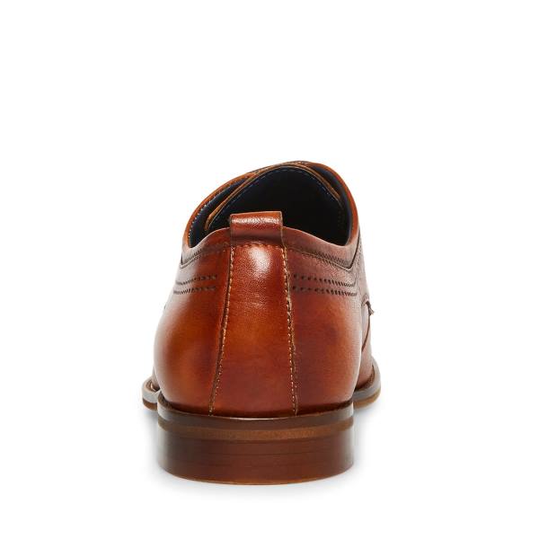 Steve Madden Doak Cognac Läder Finskor Herr Bruna | SM-186CY