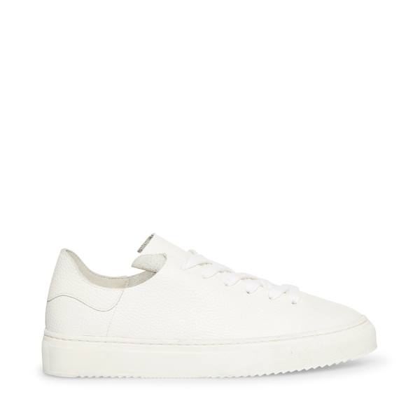 Steve Madden Dorey Läder Sneakers Dam Vita | SM-964MB