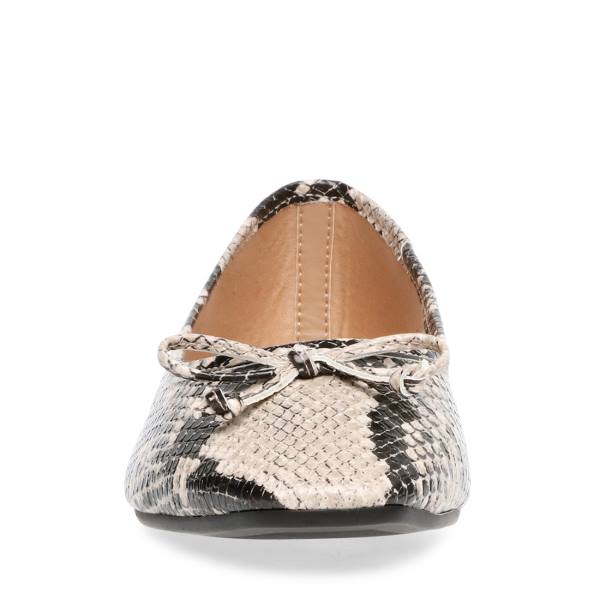 Steve Madden Eldora Snake Platta Skor Dam Ormskinn | SM-396XG