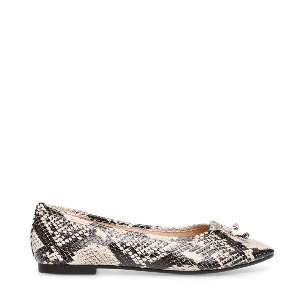 Steve Madden Eldora Snake Platta Skor Dam Ormskinn | SM-396XG