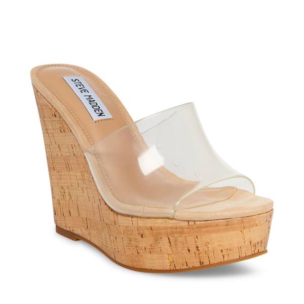 Steve Madden Elenora Sandaler Dam Clear | SM-691QE