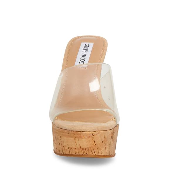 Steve Madden Elenora Sandaler Dam Clear | SM-691QE