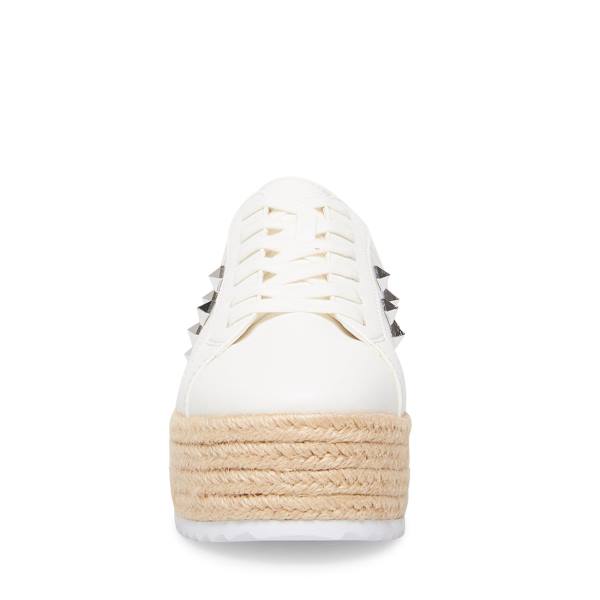 Steve Madden Elodie Platta Skor Dam Vita Olika Färger | SM-651LA