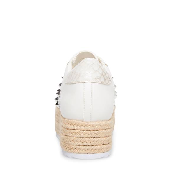 Steve Madden Elodie Platta Skor Dam Vita Olika Färger | SM-651LA