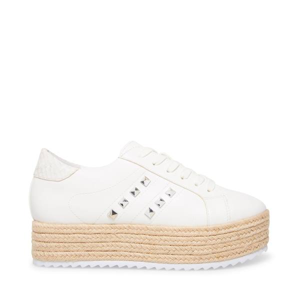 Steve Madden Elodie Platta Skor Dam Vita Olika Färger | SM-651LA