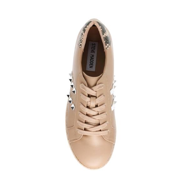 Steve Madden Elodie Tan Platta Skor Dam Bruna Olika Färger | SM-681KE