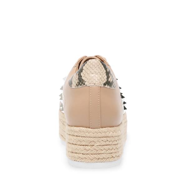 Steve Madden Elodie Tan Platta Skor Dam Bruna Olika Färger | SM-681KE