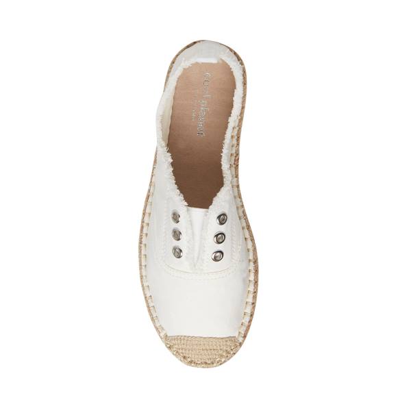 Steve Madden Emely Platta Skor Dam Vita | SM-015OD