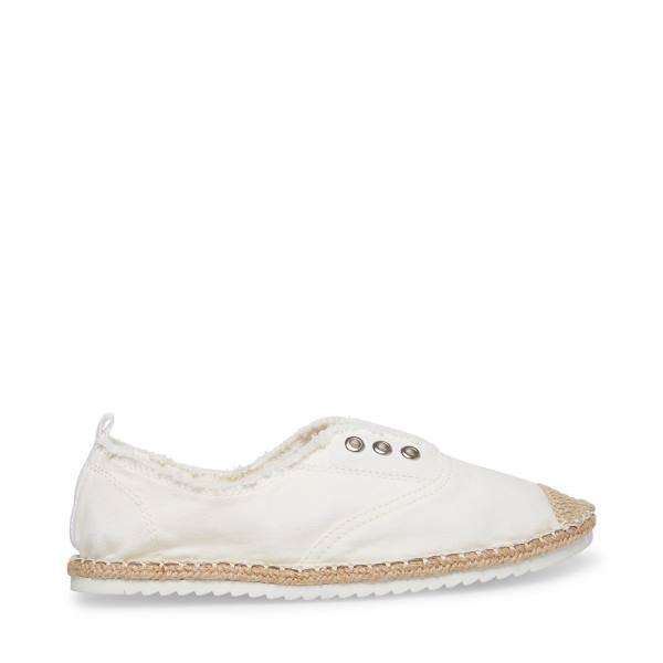 Steve Madden Emely Platta Skor Dam Vita | SM-015OD