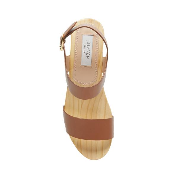 Steve Madden Fabee Cognac Läder Heel Högklackade Skor Dam Bruna | SM-421SN