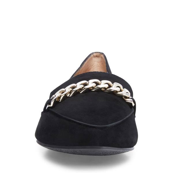 Steve Madden Farrell Mocka Platta Skor Dam Svarta | SM-820QR