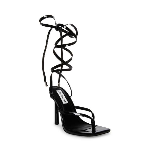 Steve Madden Fernanda Lack Heel Högklackade Skor Dam Svarta | SM-754NA