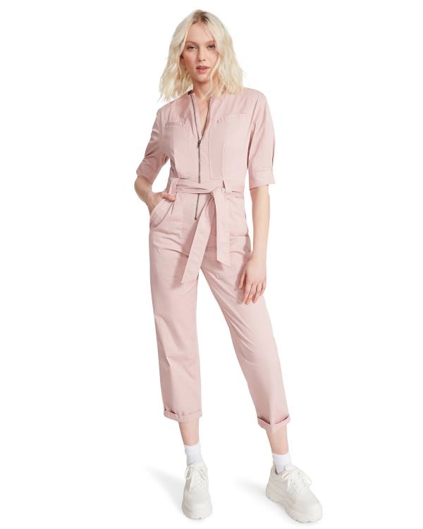 Steve Madden Flying Private Jumpsuit Blast Dam Ljusrosa | SM-037QB