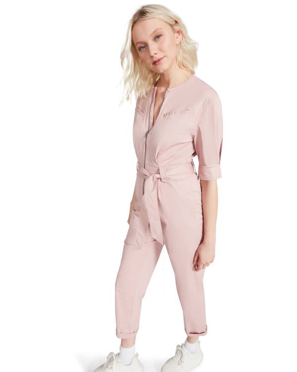 Steve Madden Flying Private Jumpsuit Blast Dam Ljusrosa | SM-037QB