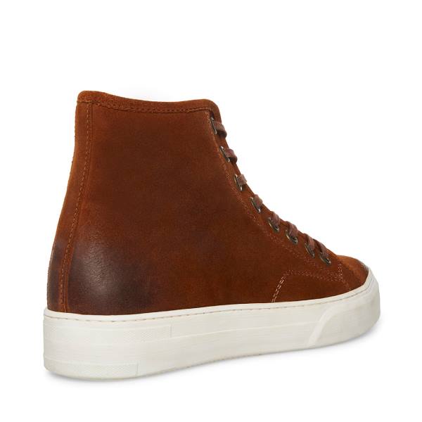 Steve Madden Forte Cognac Mocka Sneakers Herr Bruna | SM-961JN