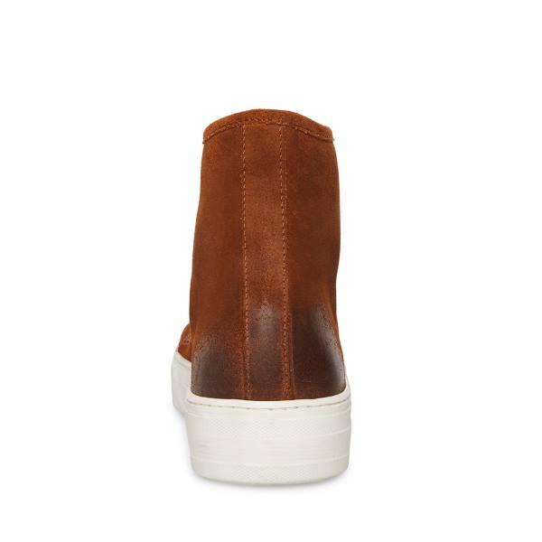 Steve Madden Forte Cognac Mocka Sneakers Herr Bruna | SM-961JN