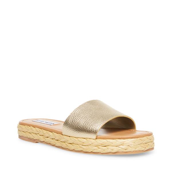 Steve Madden Gloriana Sandaler Dam Guld | SM-789YZ