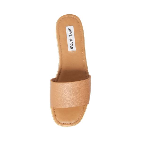 Steve Madden Gloriana Tan Sandaler Dam Bruna | SM-795QA