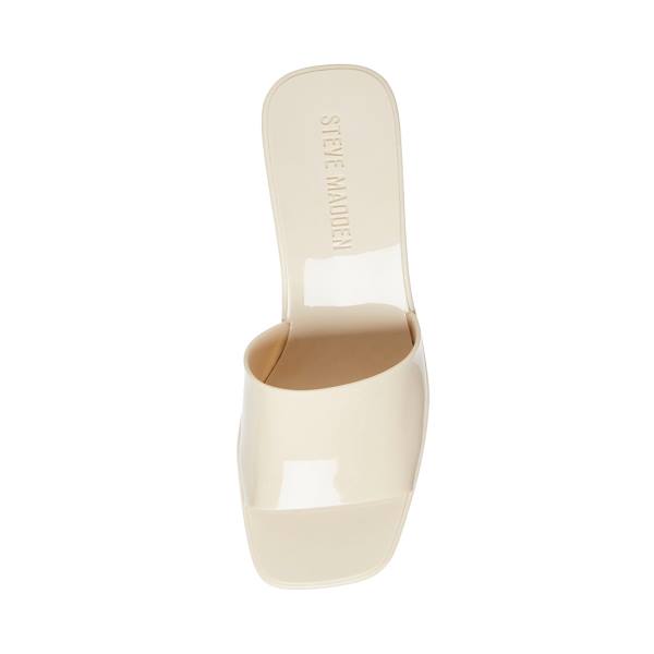 Steve Madden Harlin Bone Sandaler Dam Beige | SM-083CK