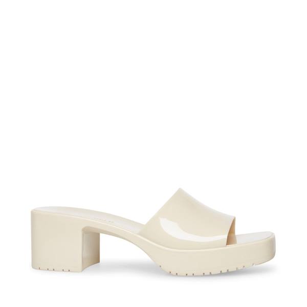 Steve Madden Harlin Bone Sandaler Dam Beige | SM-083CK